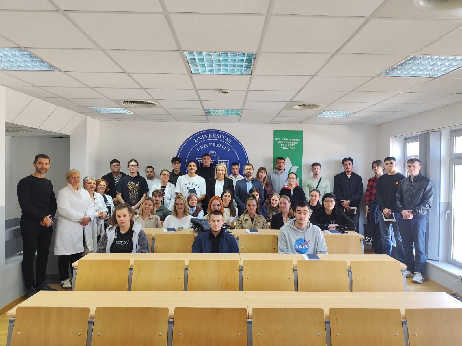Na Univerzitetu u Sarajevu – Poljoprivredno-prehrambenom fakultetu danas je upriličen svečani prijem brucoša za akademsku 2026/2027. godinu.